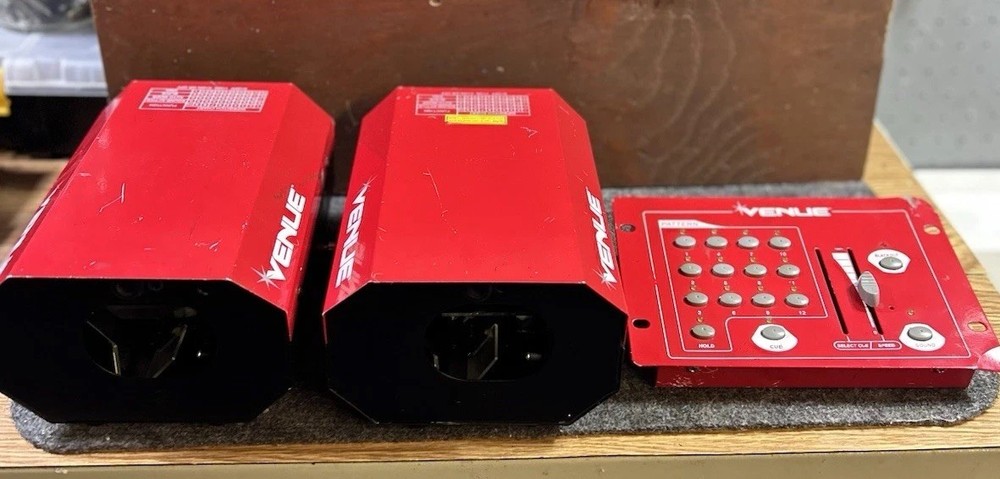 Venue Red Laser Effect Light Beam DJ DMX & Manual Control Fan Cooled