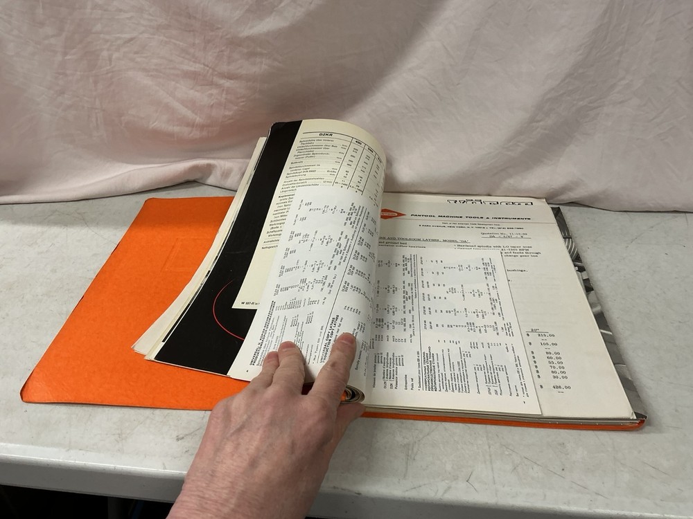 Pantool Machine Tools & Instruments Catalog Manual Lathes Grinders Balancing