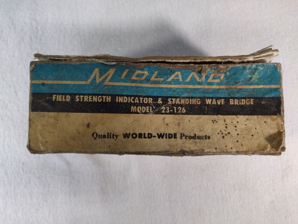 Midland Field Strength Indicator and Standing Wave Bridge Model 23-126