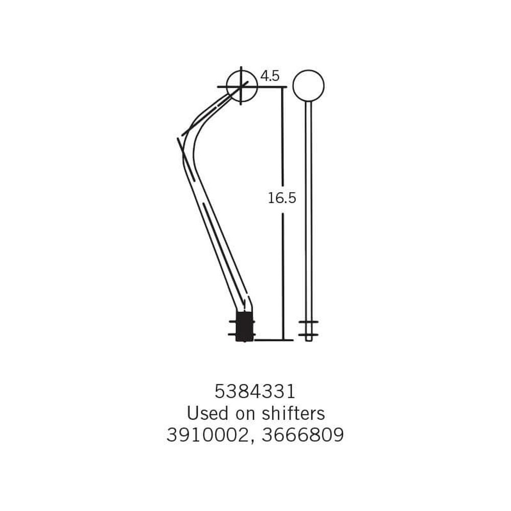 Hurst 5384331 Competition/Plus Shifter Stick