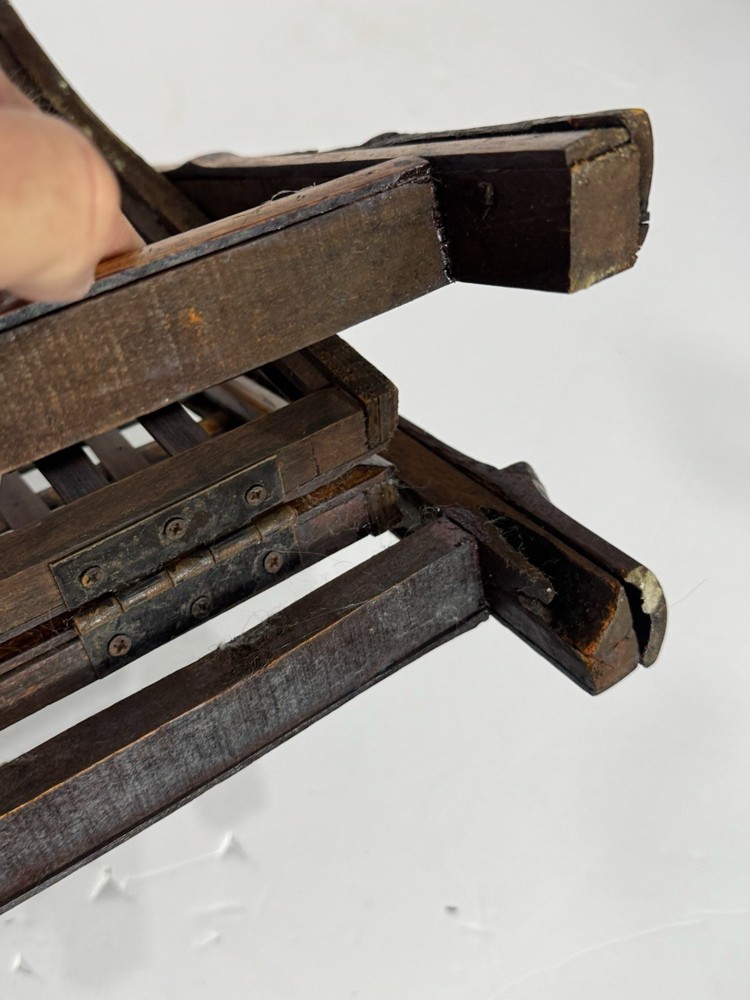 Bamboo Wood Folding Magazine Holder Rack