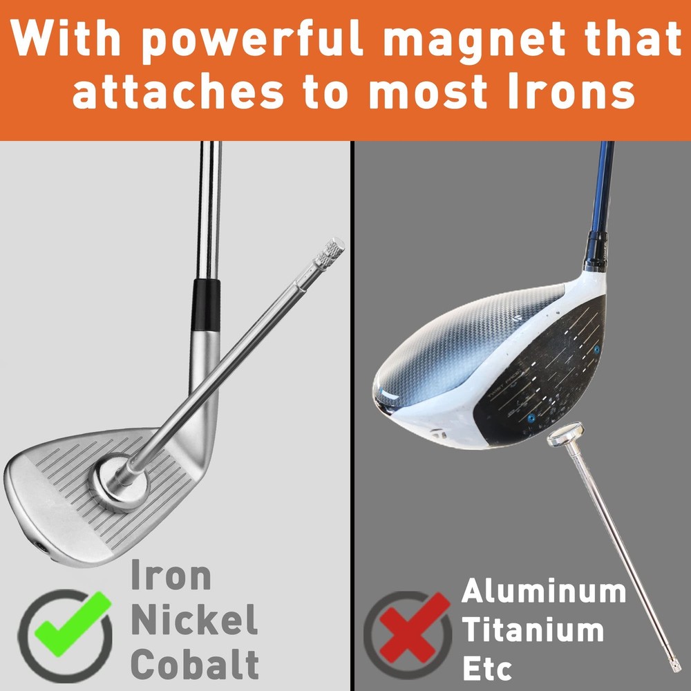 Golf Alignment Rods, Golf Swing Trainer Aid Golf Club Alignment Stick Correct...