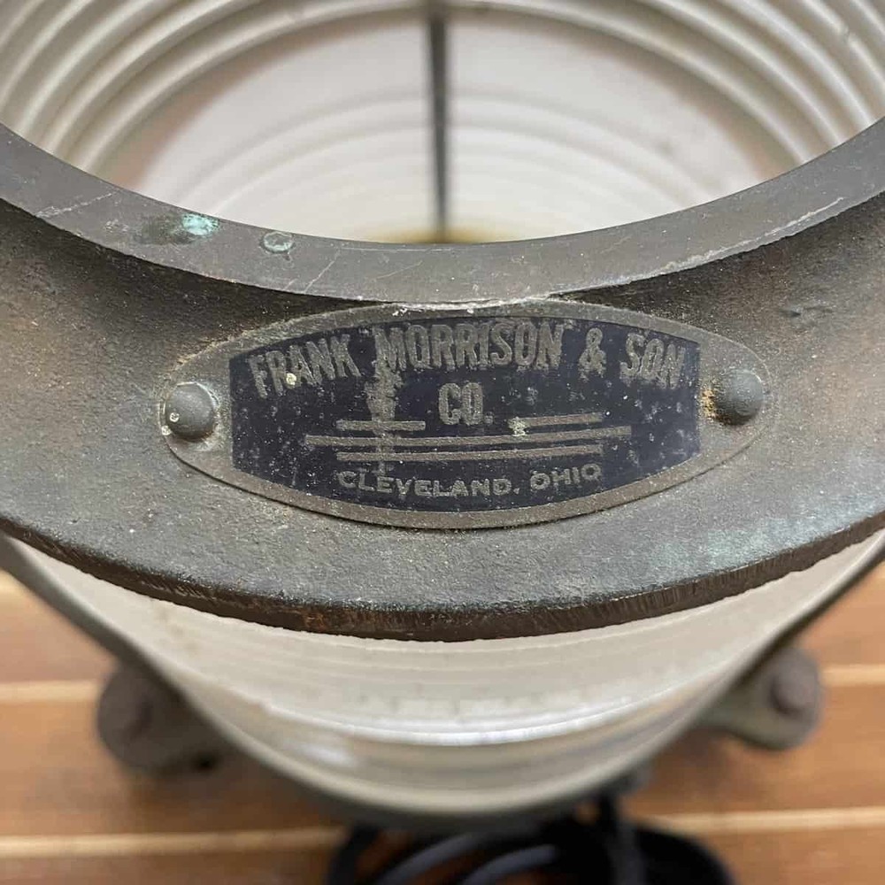 Vintage Ships Lantern - Frank Morrison And Son