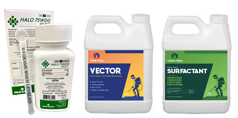 Primesource Halo 75WDG Select with Yield Titan's Vector Blue & Surfactant Combo