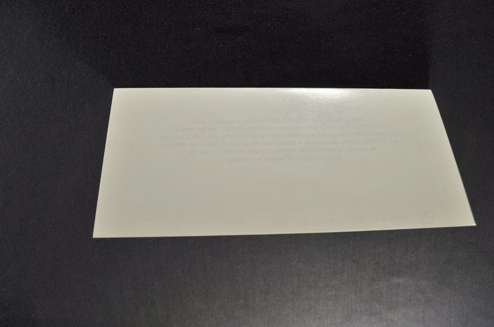 1987 Cadillac Brougham d'Elegance Invitation Brochure Folder Excellent Original