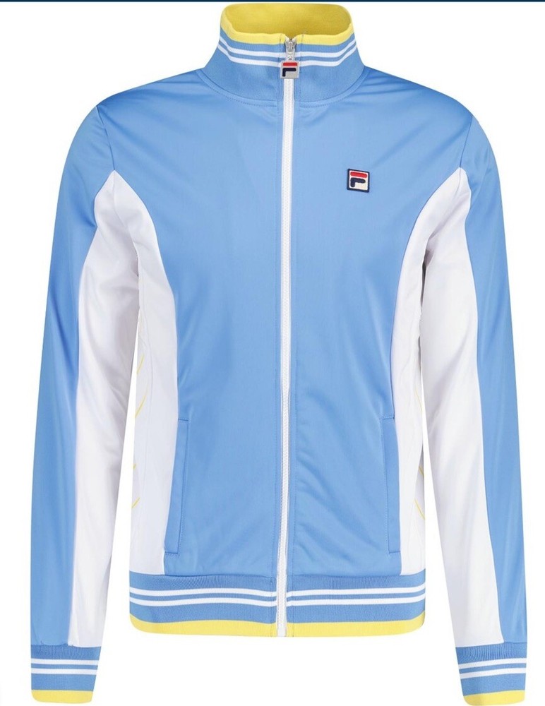 Fila Manne Track Jacket Blue Size XSmall New With Tags