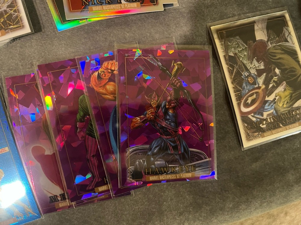 2024 UD Marvel Masterpieces '92 Platinum *YOU PICK* Base, Parallels & Inserts