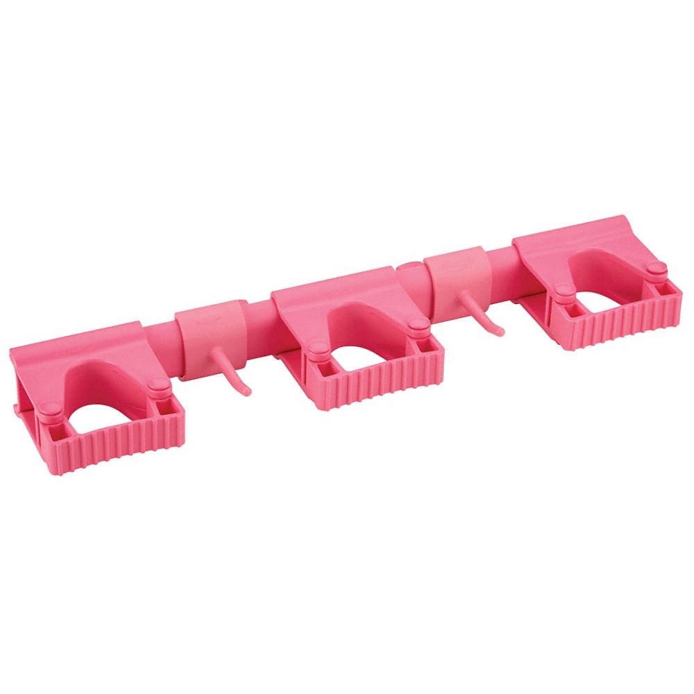 VIKAN 10111 Tool Wall Bracket,16 1/2 in L,Pink 61JA42