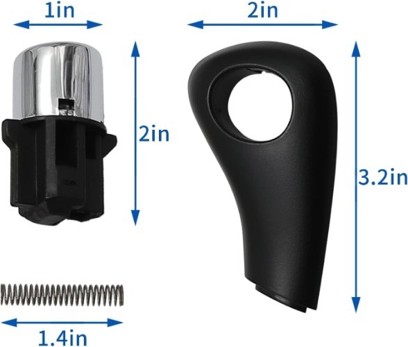 Shift Button Knob Shift Knob Side Plate Repair Kit Replacement for 2003-2005 Acc