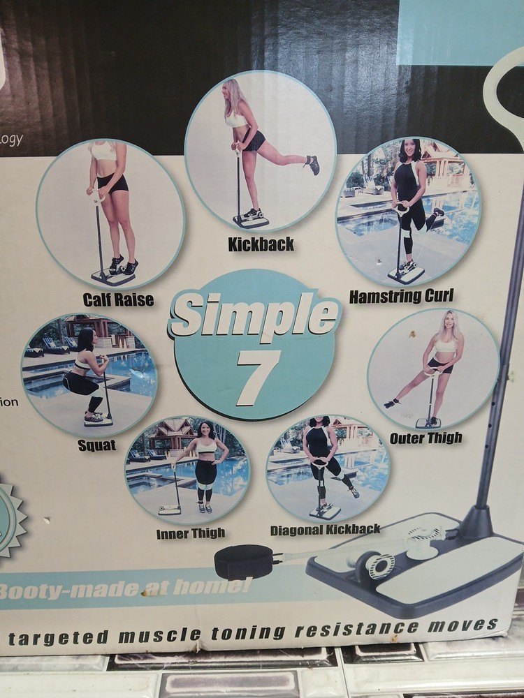 Booty Max Horn Workout Resistance Band Training Making New Open Box