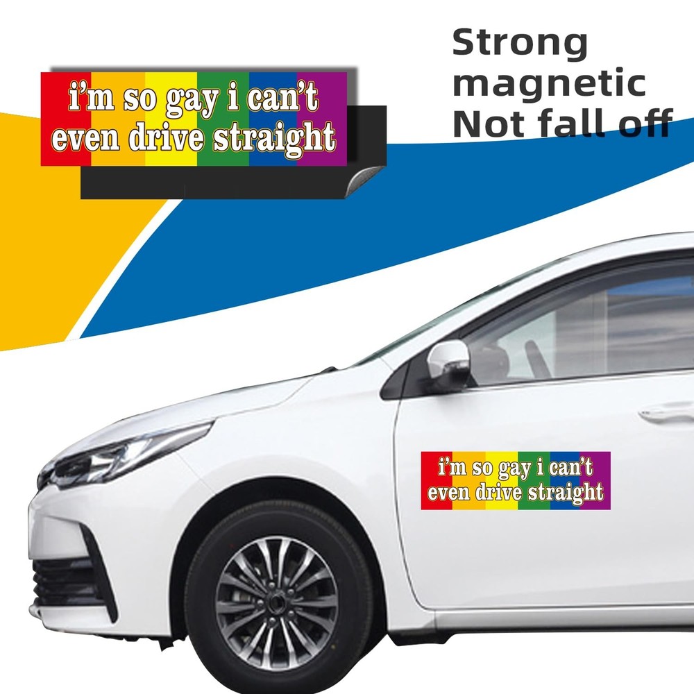 WZCNDIDI I'm So Gay I Can't Even Drive Straight - Rectangular, Rectangular