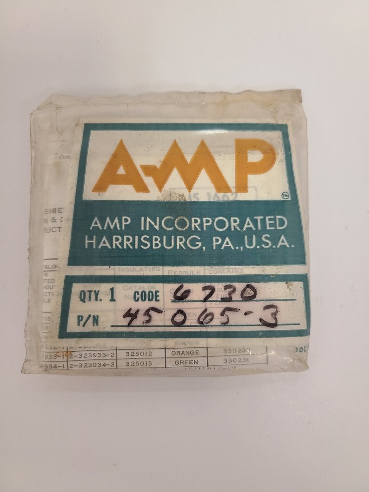 AMP 45065-3 TOOL CRIMP DIE TERMASHIELD Ferrule Crimping Dies