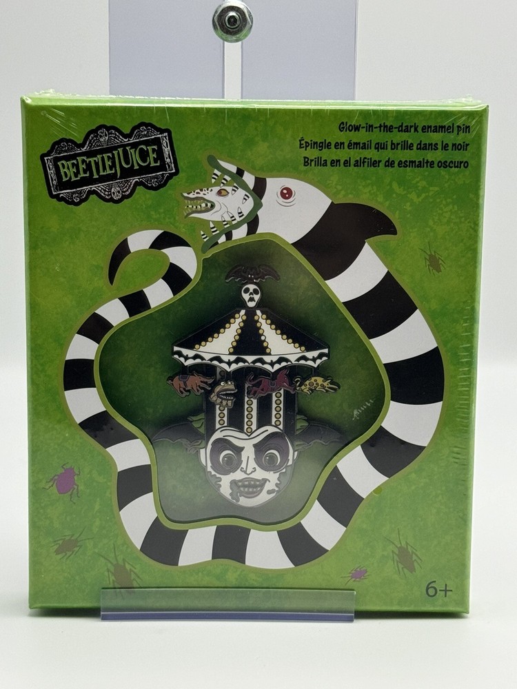 Loungefly Beetlejuice Carousel Pin SDCC 2024 Ltd 1400