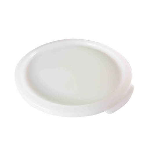 Thunder Group 2 & 4 Qt White Polypropylene Round Food Container Cover