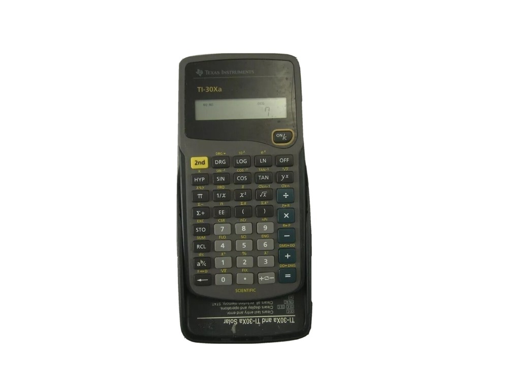 Texas Instruments TI-30XA TI-30a Solar School Math Scientific Calculator.