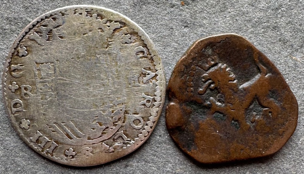 Spain 2 coins 17-18 ciecles