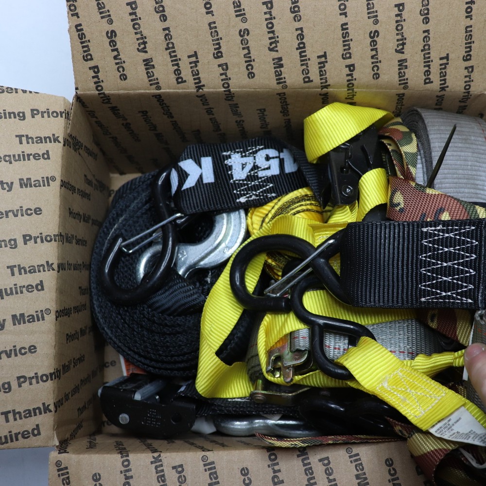 Assorted Cambuckles and Straps 13 lbs.