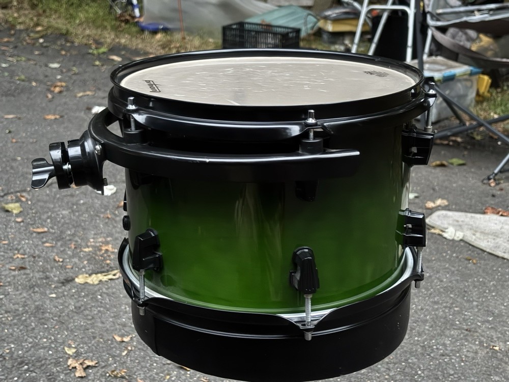 Ludwig Element Evolution 100th 12 x 9" Rack Tom Drum Green Fade