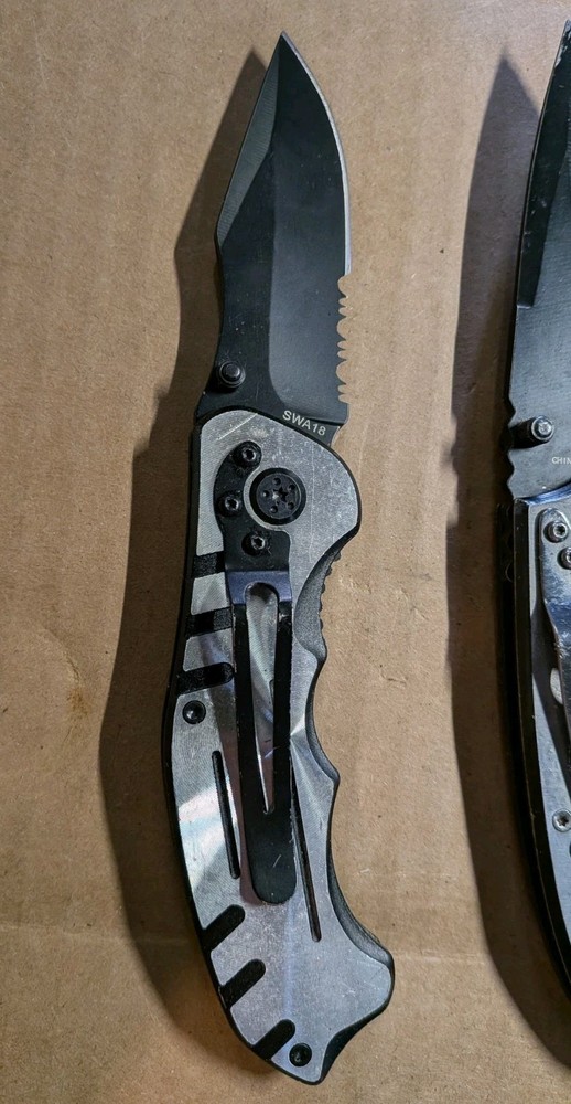 3 Smith & Wesson Ect. Folding Pocket Knives Lot Bundle EDC Knife Pre Owned