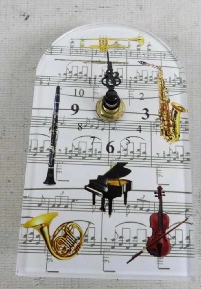 Broadway Gifts Decorative Musical Instruments Clock