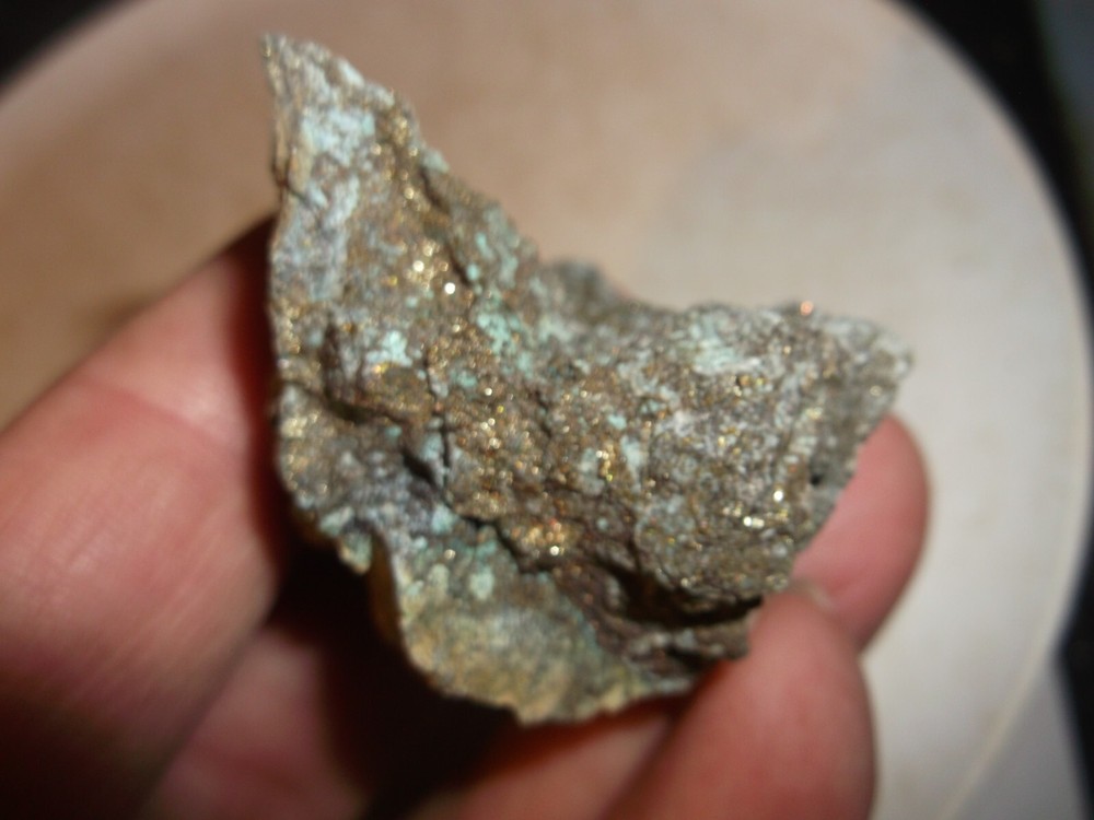 Gold, silver, copper, 58 grams samples ,ore high grade .