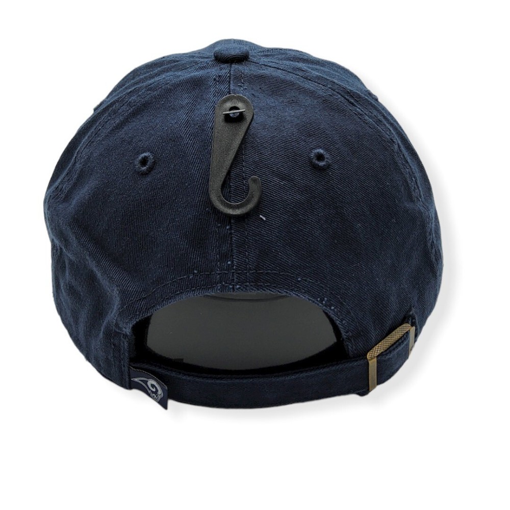 '47 Los Angeles Rams Clean Up Navy Adjustable Strap Hat Dad Cap