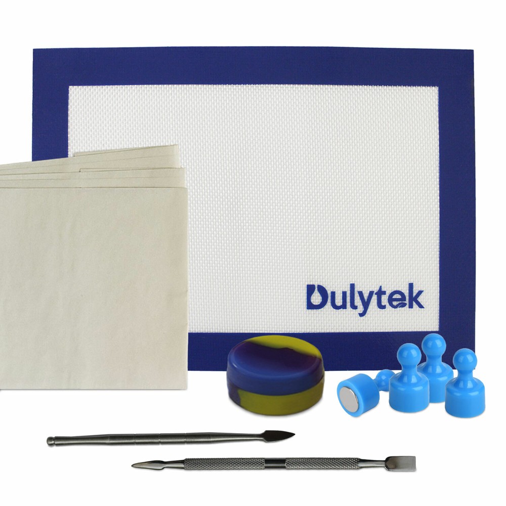 Dulytek Heat Press Starter Kit - Non-Stick Mat, Tools, Parchment Paper, Magnets