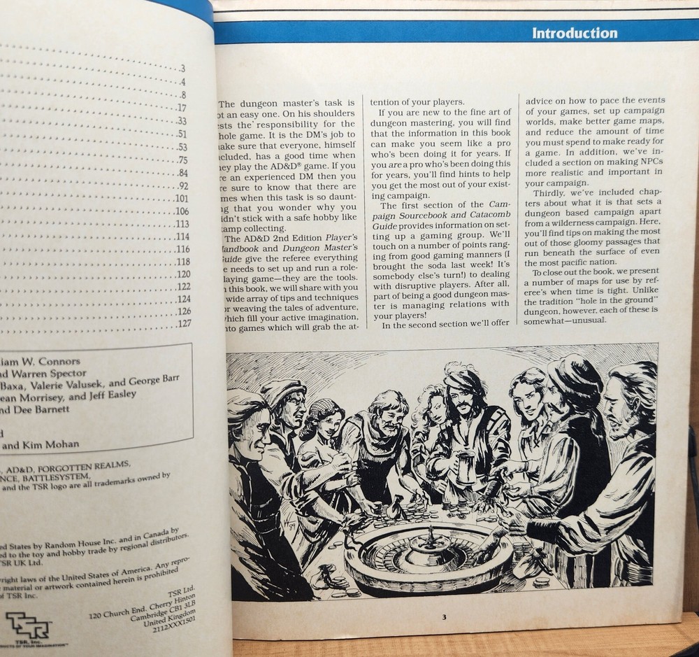 AD&D 2nd Ed Campaign Sourcebook and Catacomb Guide VG+