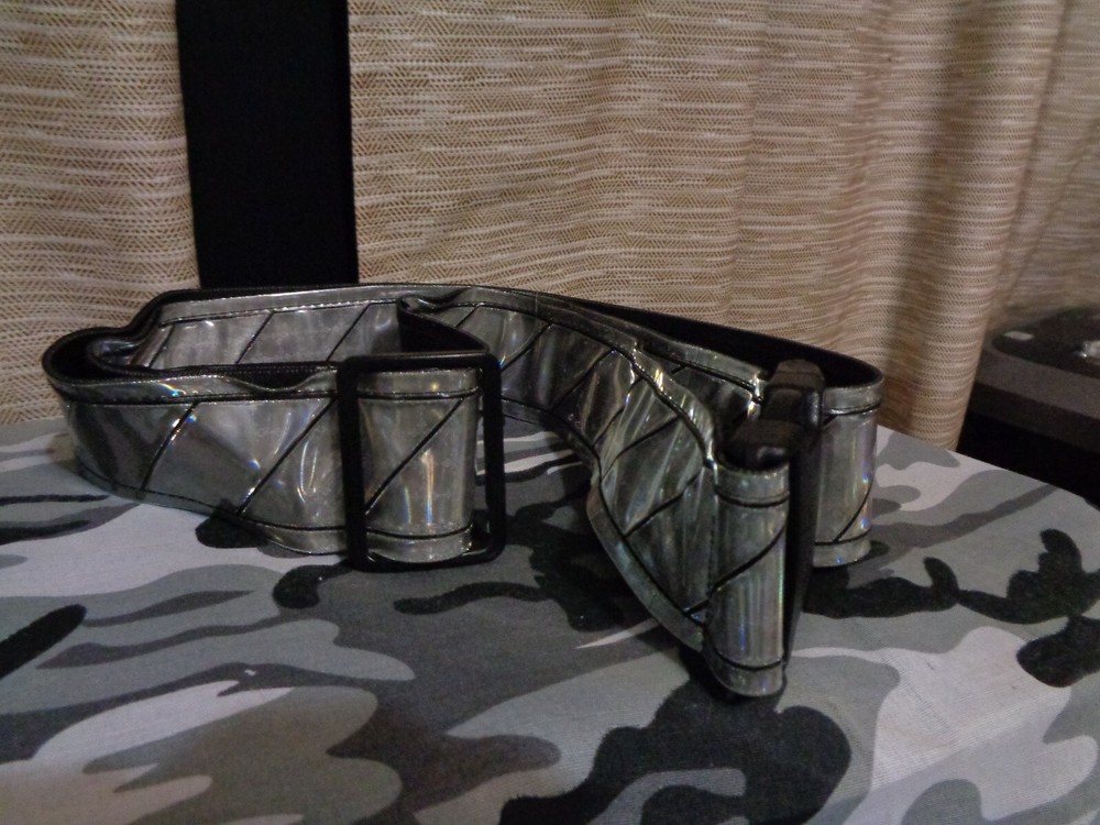 Re-Flex Micro-Prism Silver-Reflective Adjustable Running Belt 2" x 53"