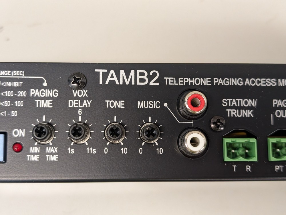 New Open Box Bogen TAMB2 Telephone Paging Access Module - NOS - READ