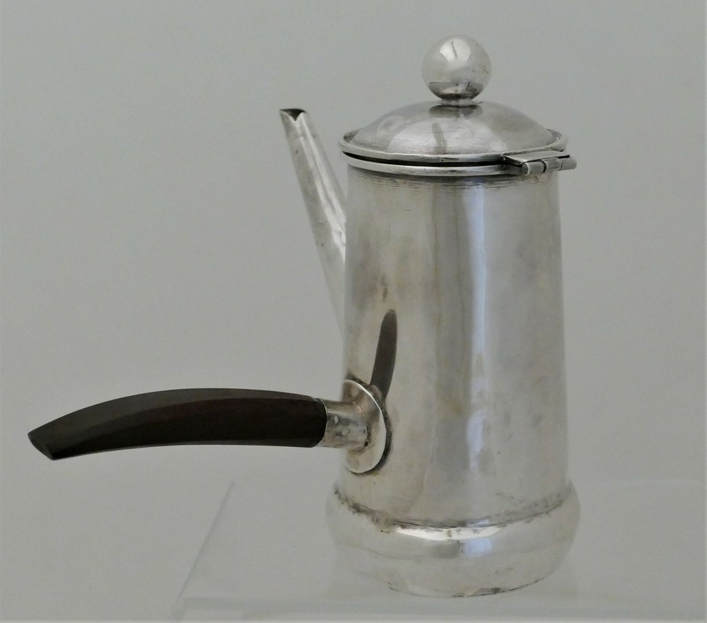 Spratling Sterling Silver Coffee Espresso Pot 1950 Utilitarian Object 2 Cups !!!