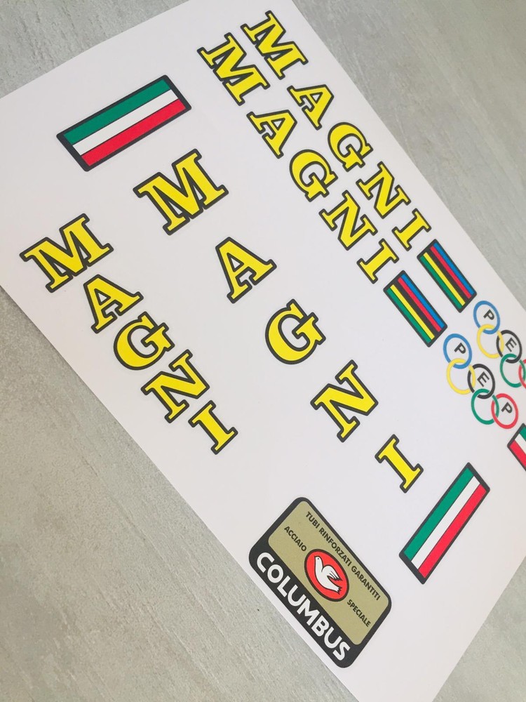 MAGNI PEP Corsa 1974 Frame Stickers