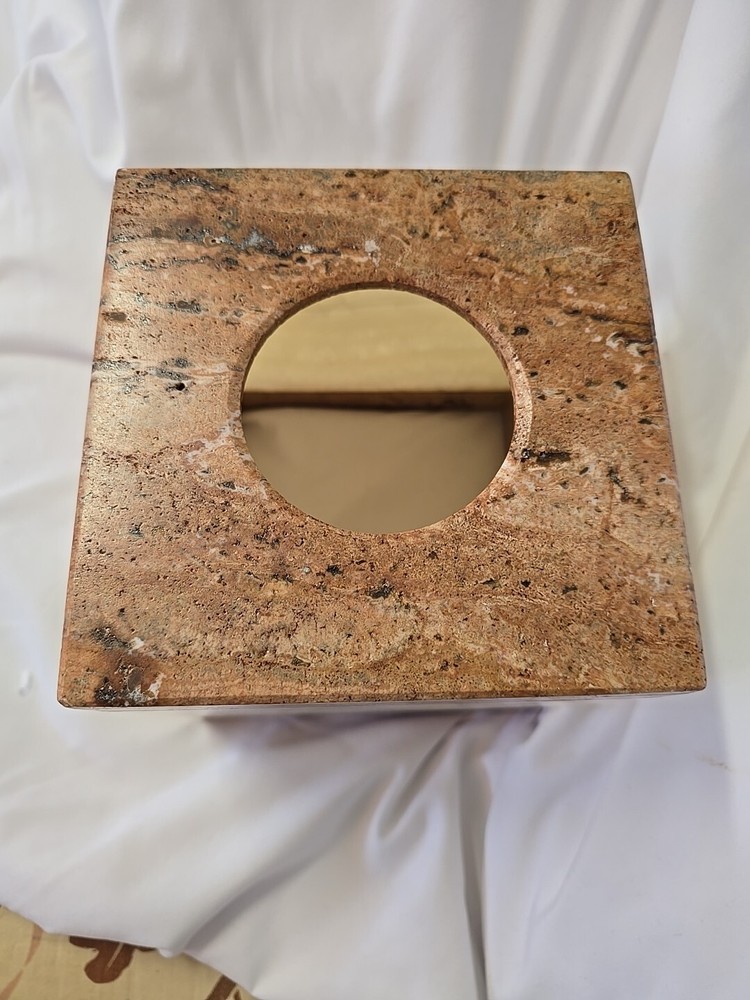 Quartz & Marble Tissue Cover Heavy Beautiful Great Shape