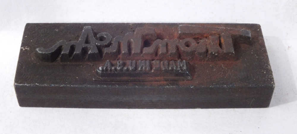 THOM MCAN: Steel Leather Stamp: CMS St Louis