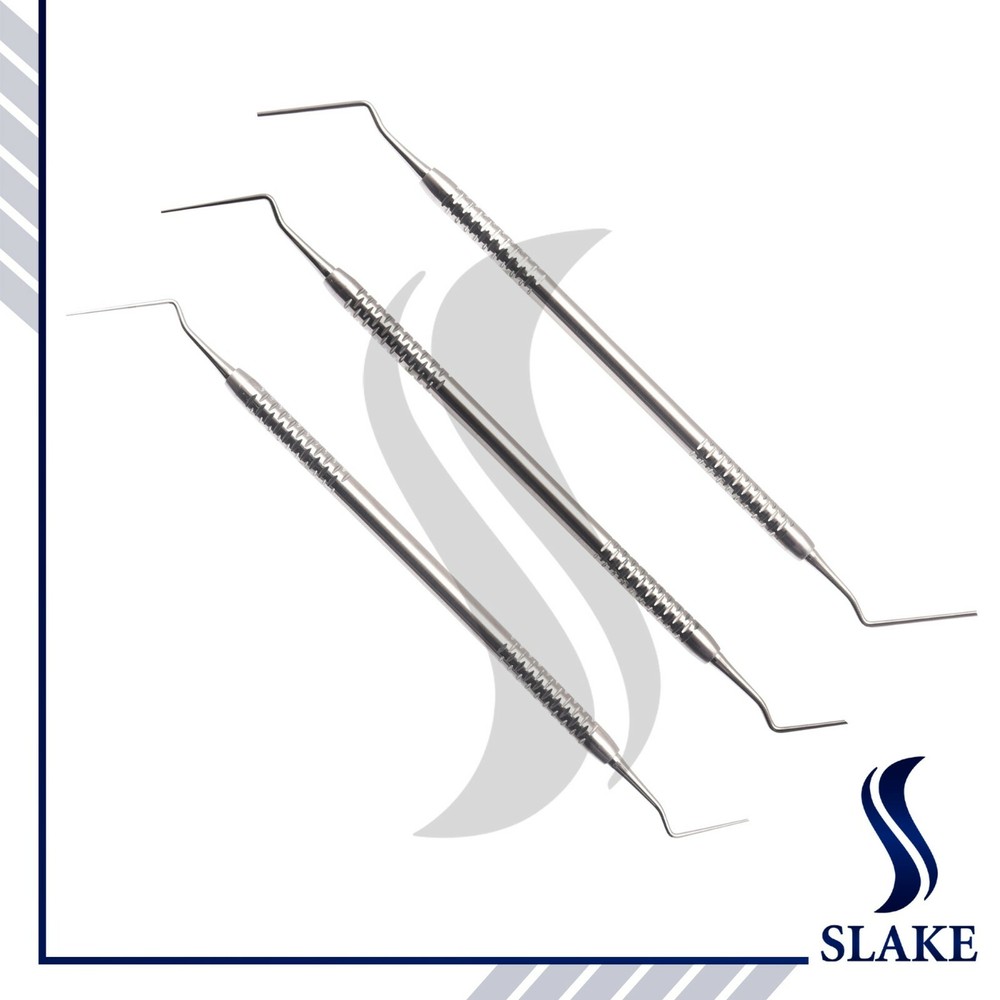 Dental Spreader Root Canal Plugger Endodontic Instruments Set of 3 Pcs