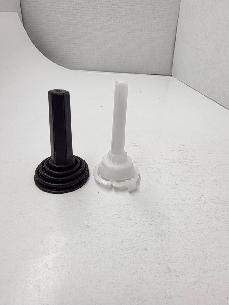 Repair for Atari 2600 Controller White Plastic insert Joystick & Rubber Handle