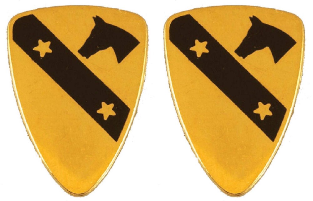 1st Cavalry Division Distinctive Unit Insignia - Pair
