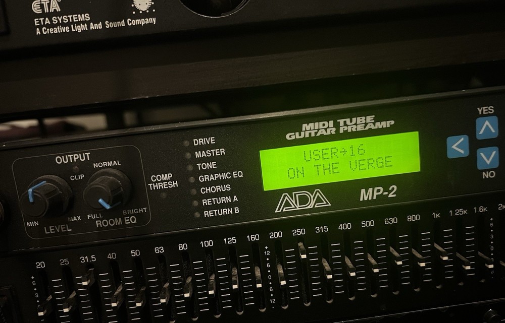 ADA MP-2 Midi Programmable Tube Preamp