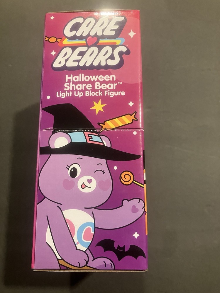 Care Bears Halloween Witch Share Bear Light Up Building Block Figure