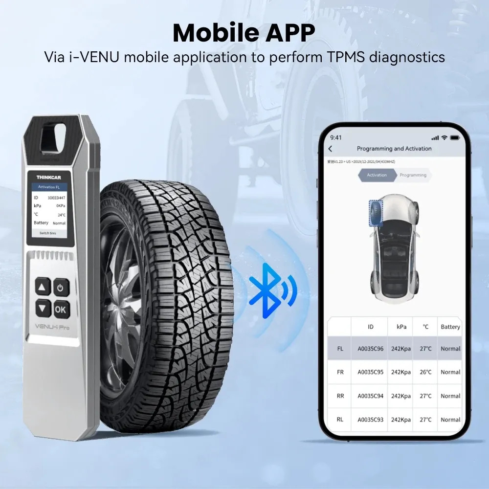 MUCAR 892BT+TKEY101+ipro TPMS Programming Car AI Diagnostic Tool KEY Coding 2026