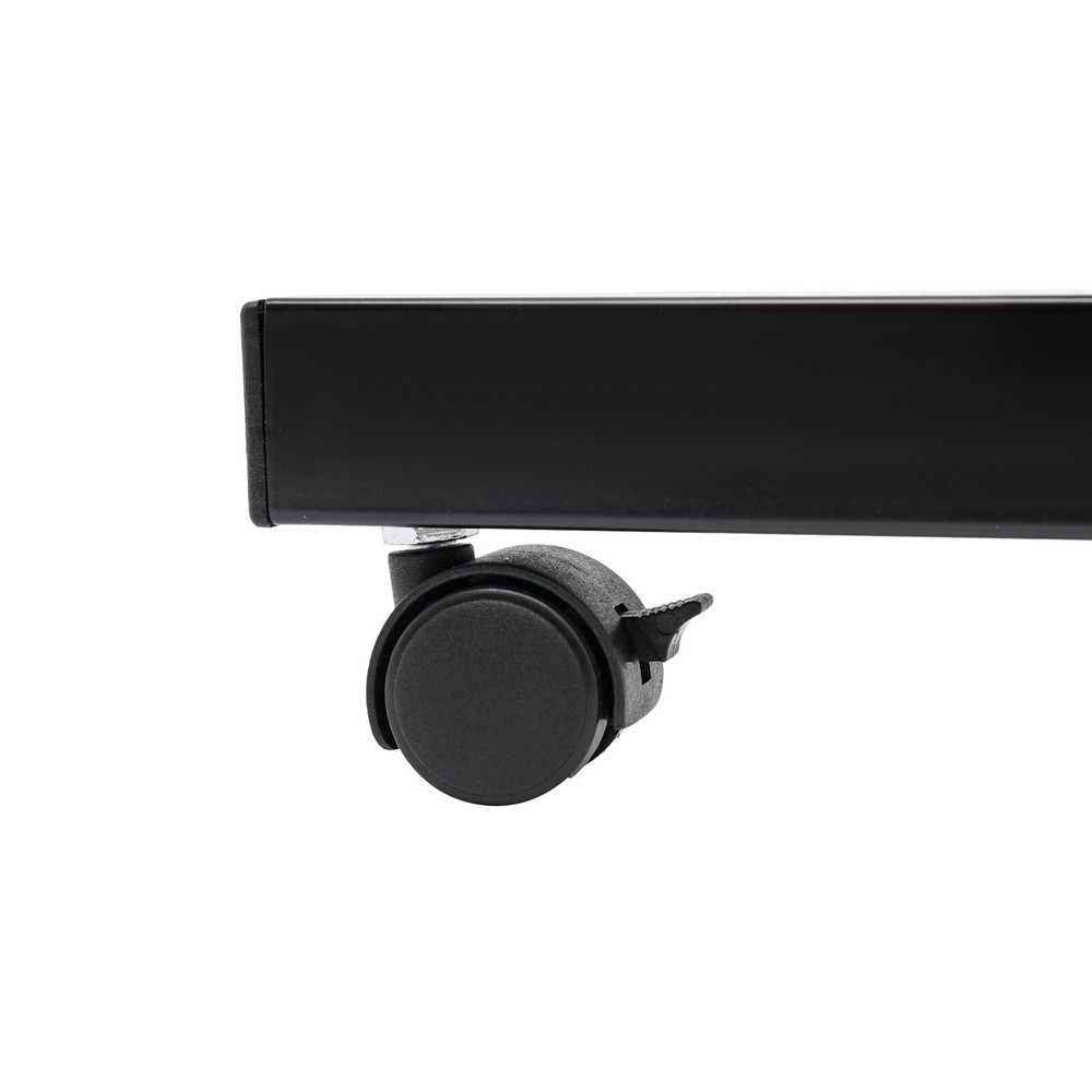 Adjustable Height Standing Desk Portable Rolling Computer Stand with 4 wheels