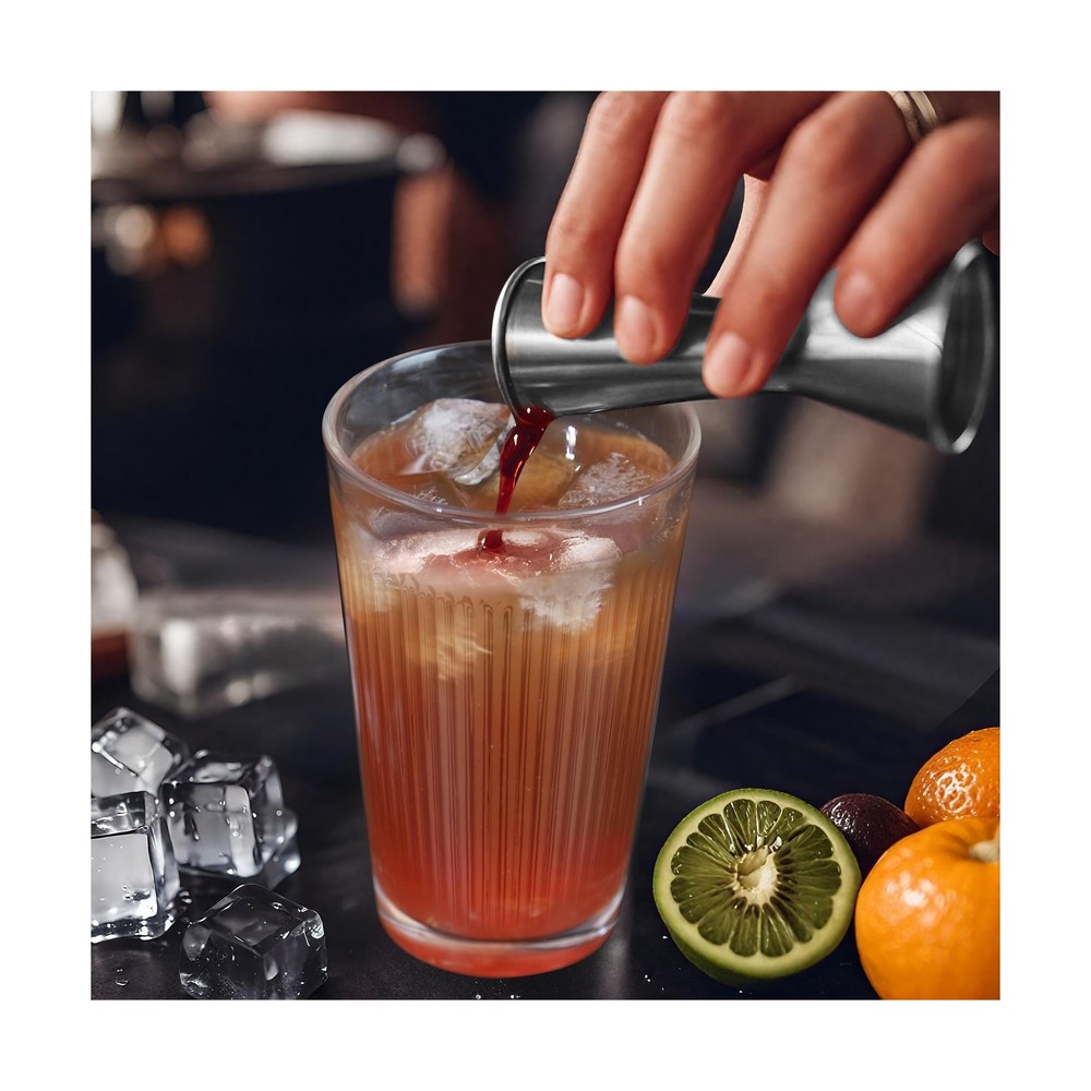 Silver Cocktail Shaker Set - Bartender Shaker Kit with Mixing Tools... Fast Ship