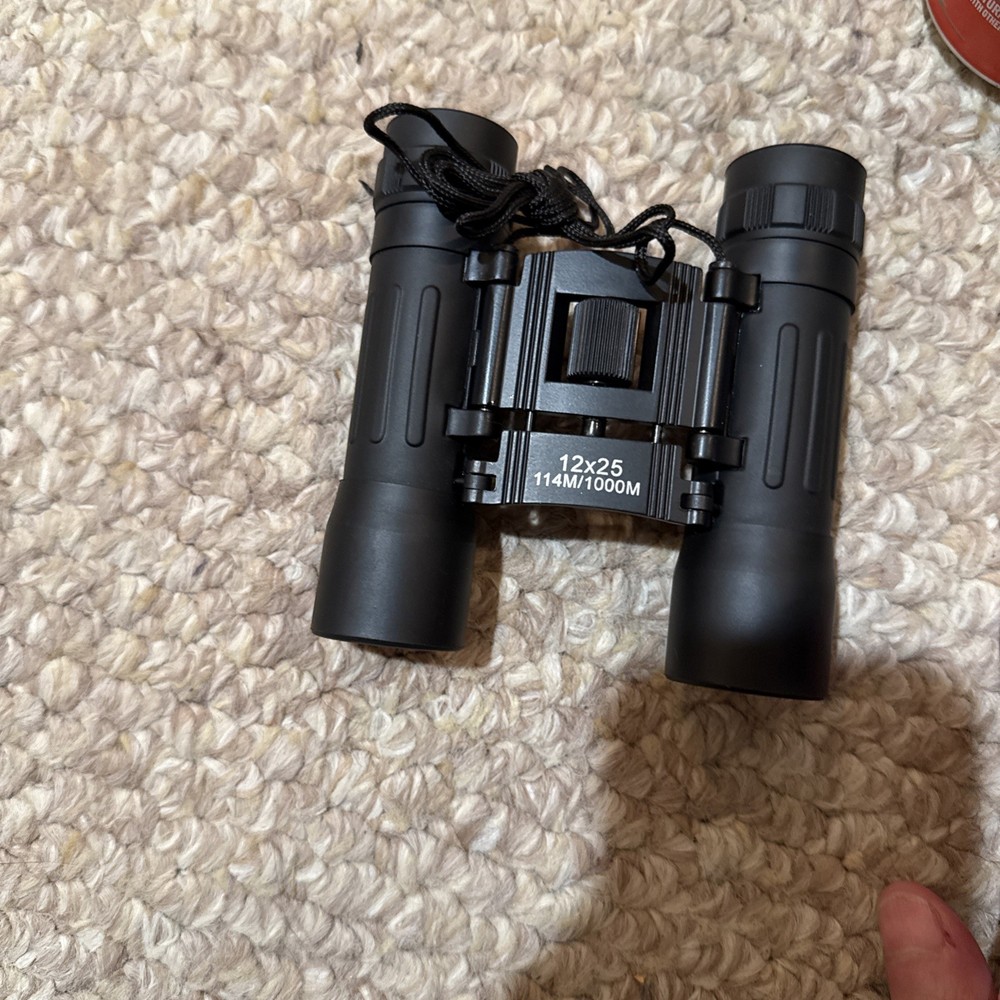 Compact Binoculars 12x25 with Carry Case