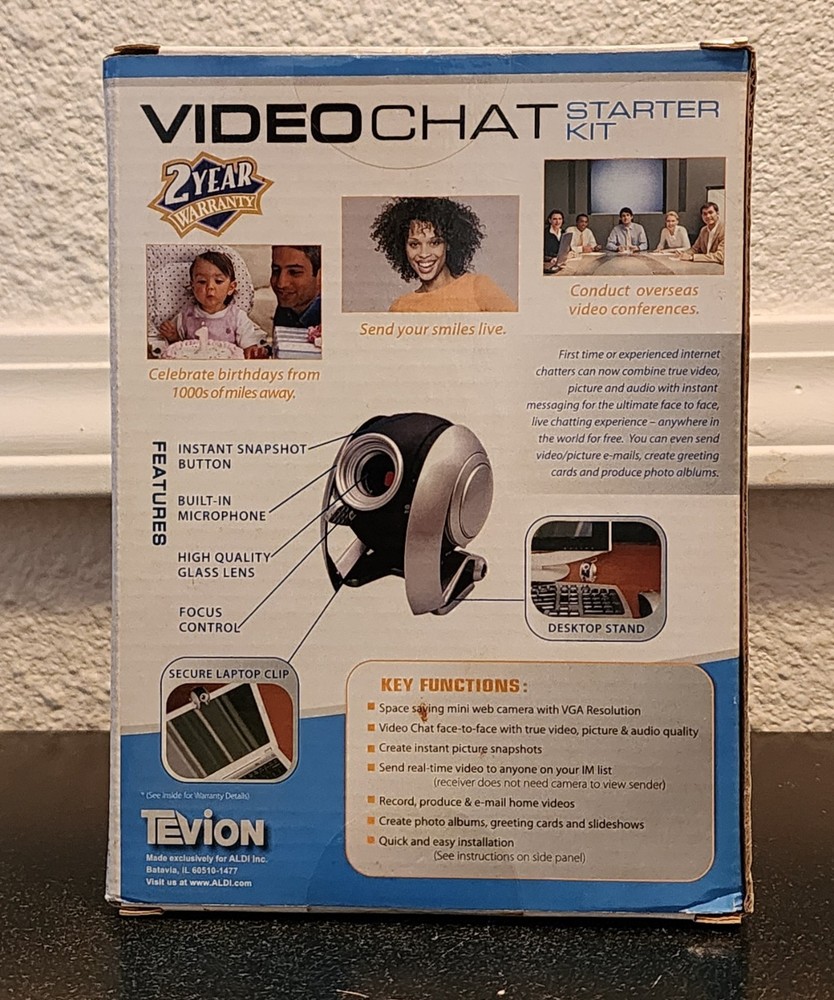 Tevion VideoChat Web Camera Starter Kit