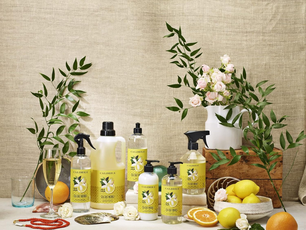 Caldrea Multi-Surface Countertop Spray Cleaner, Made with Vegetable Protein Extr