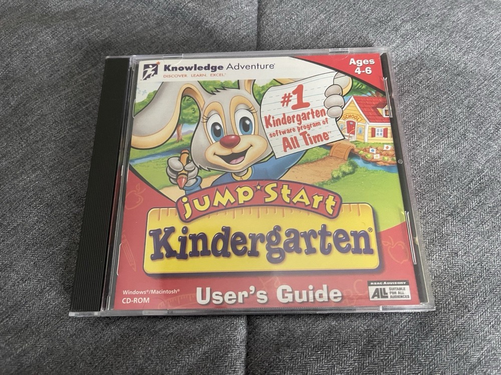 Jump-Start Kindergarten Learning Software Knowledge Adventure WINDOWS/MAC