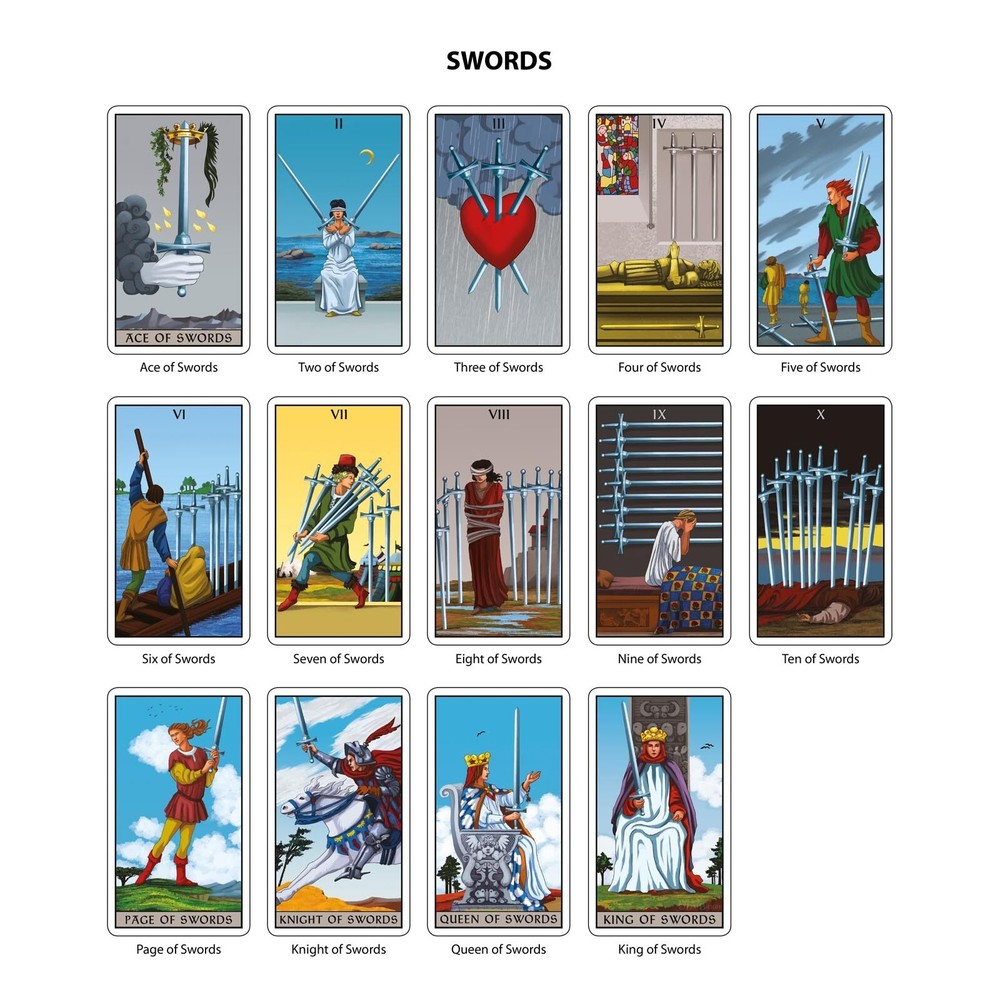 Lustrous Tarot Cards Deck With Guidebook By Da Brigh