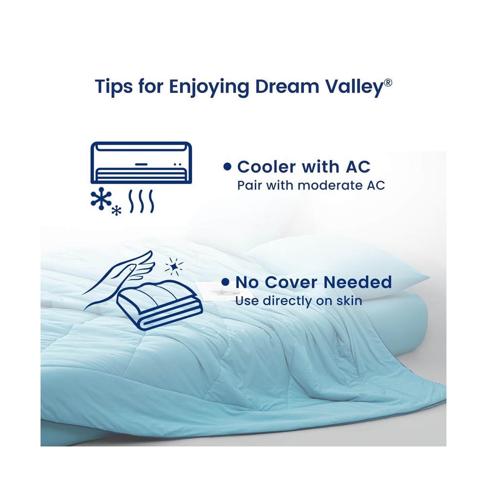 Dream Valley® Outlast® Deepsleep Cooling Comforter, King Size, NASA-Gr