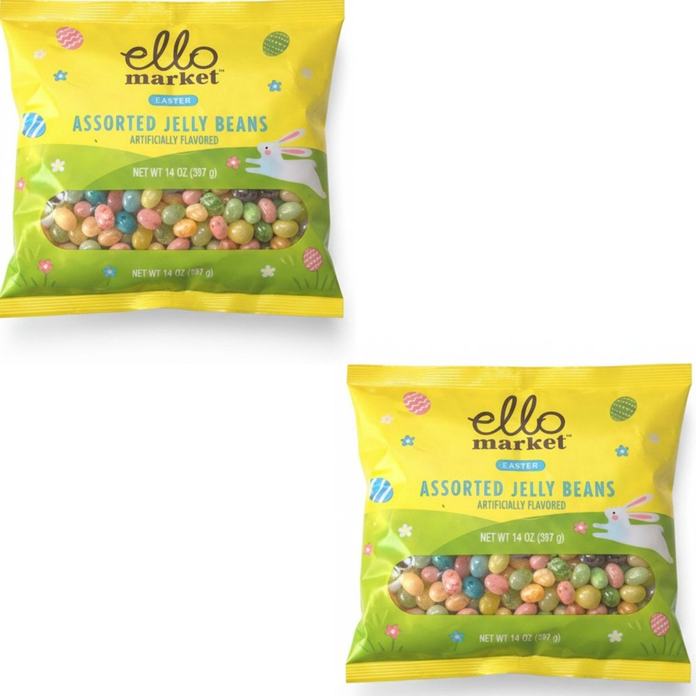Ello~ Jelly Beans Easter – 2 Bags, 14 oz Each