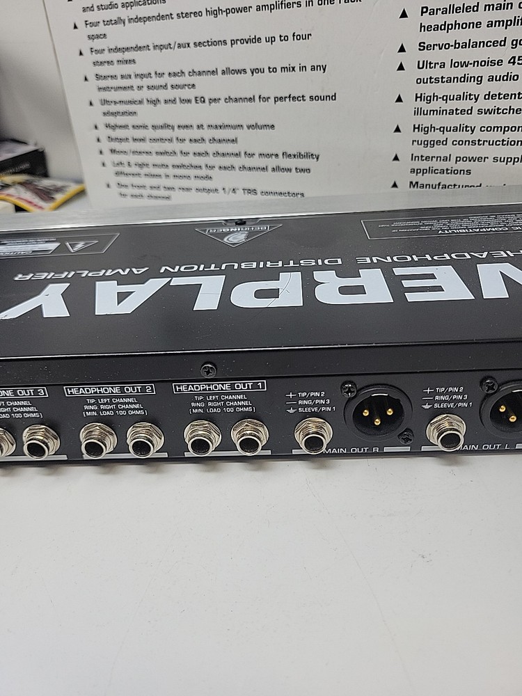 Behringer Multicom Pro Ha4400 4-Channel Audio Interactive Dynamics Processor